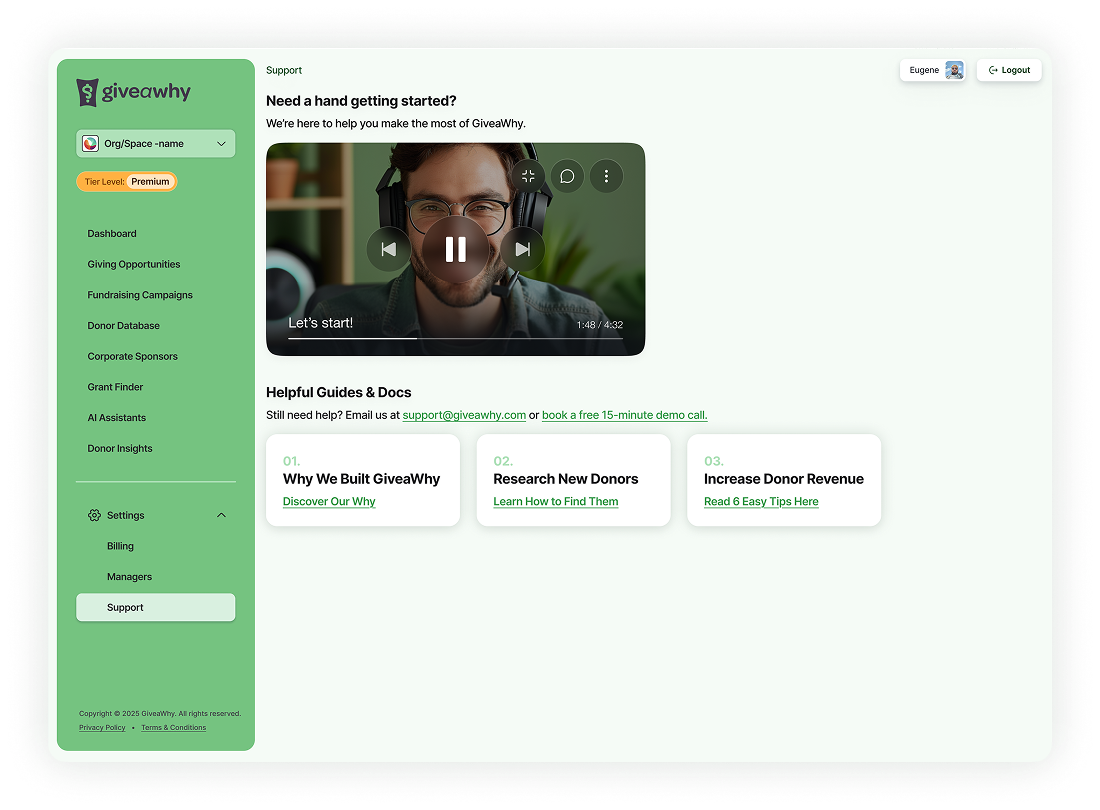 Strategy and Advisory Support